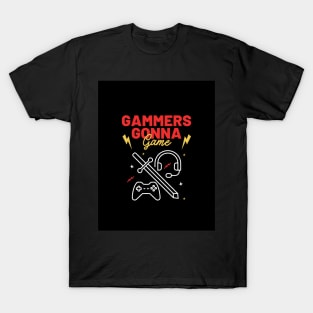 v is for video games funny valentines day gamer T-Shirt